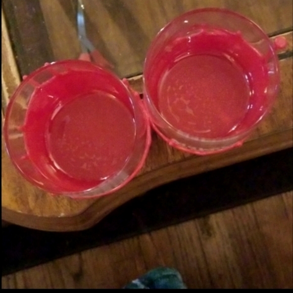 Set Makers Mark Wax Glass Tumbler Cup Red Bourbon Whisky Glasses - Picture 8 of 8